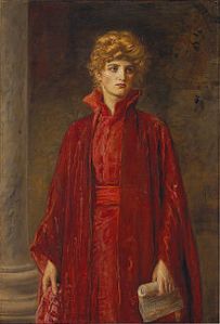 Kate Dolan as Portia Painter, J.F. Millais 1829-1896